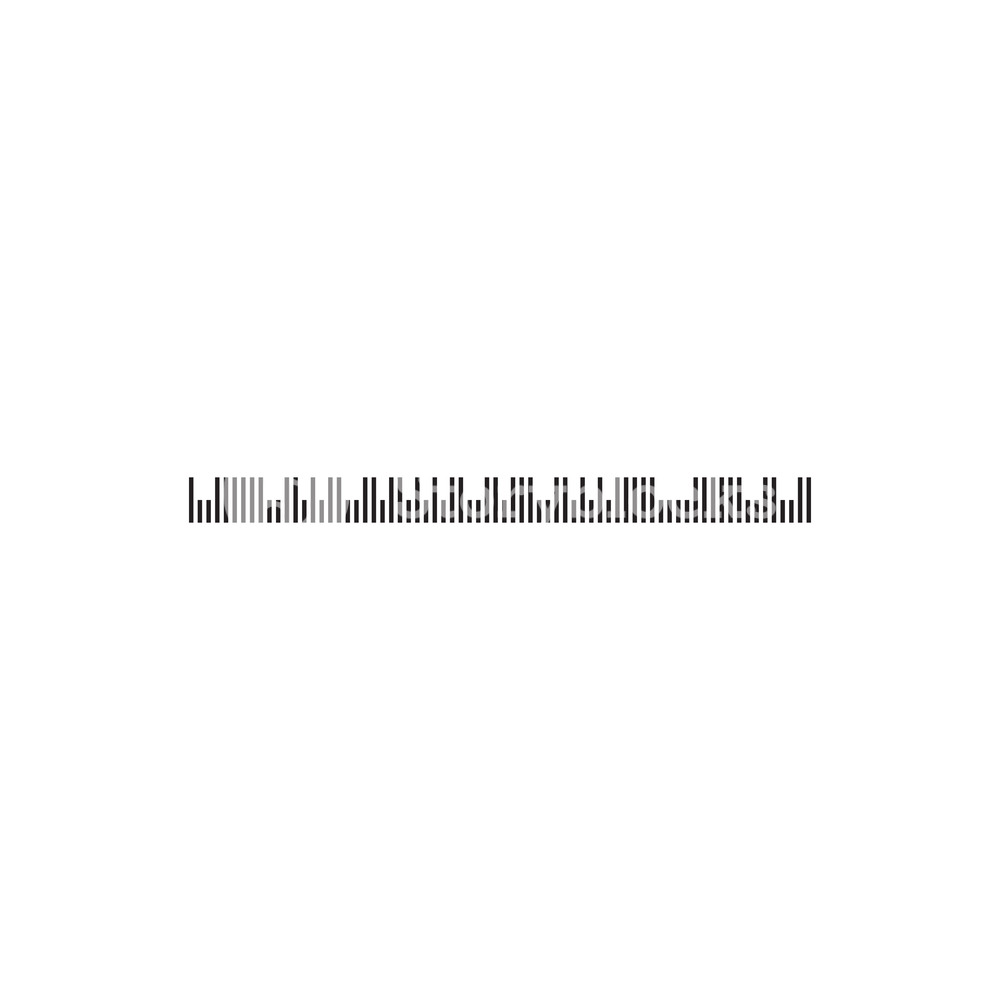 1000x1000 Simple Black Barcode Icon Vector Illustration Isolated On White