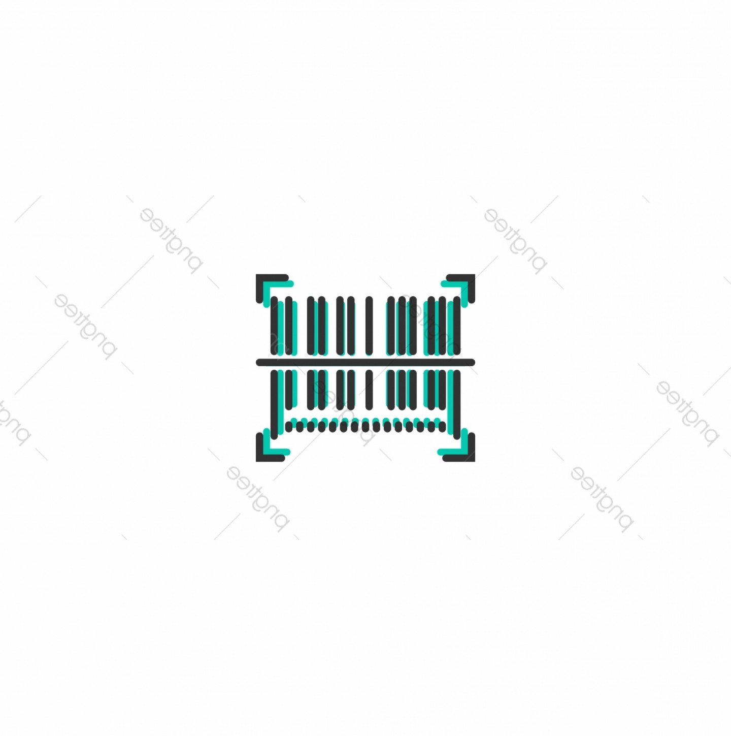 1440x1449 Barcode Icon Line Design Business Icon Vector Design Studiogrfx