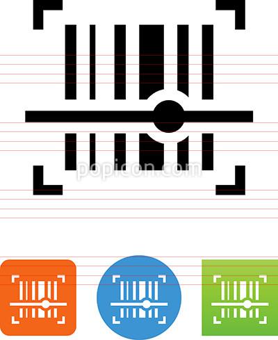 400x489 Vector Barcode Scanner Icon