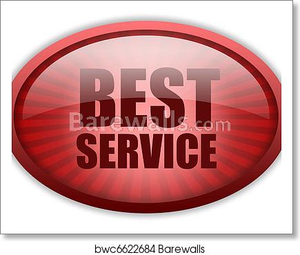 435x370 Best Service Icon, Art Print Barewalls Posters Prints