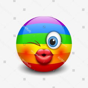 300x300 Barf Emoji Emotion Of Disgust Spew Rainbow Emoticon Gm Createmepink