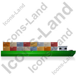 256x256 Barge Right Green Icon, Pngico Icons