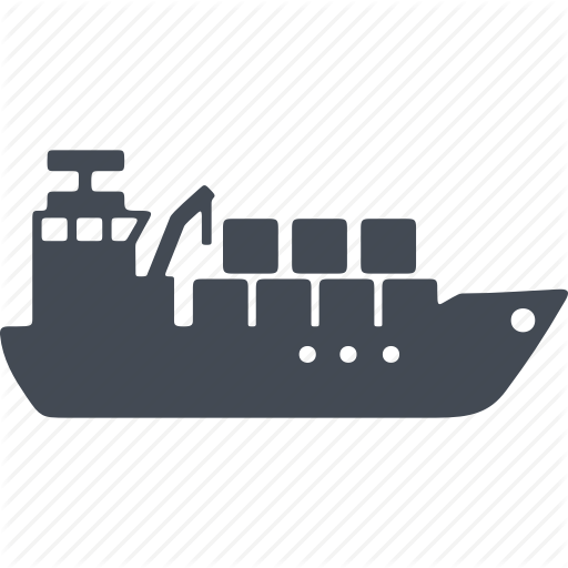 512x512 Barge, Engine, Fuel, Route, Ship, Speed, Transport Icon
