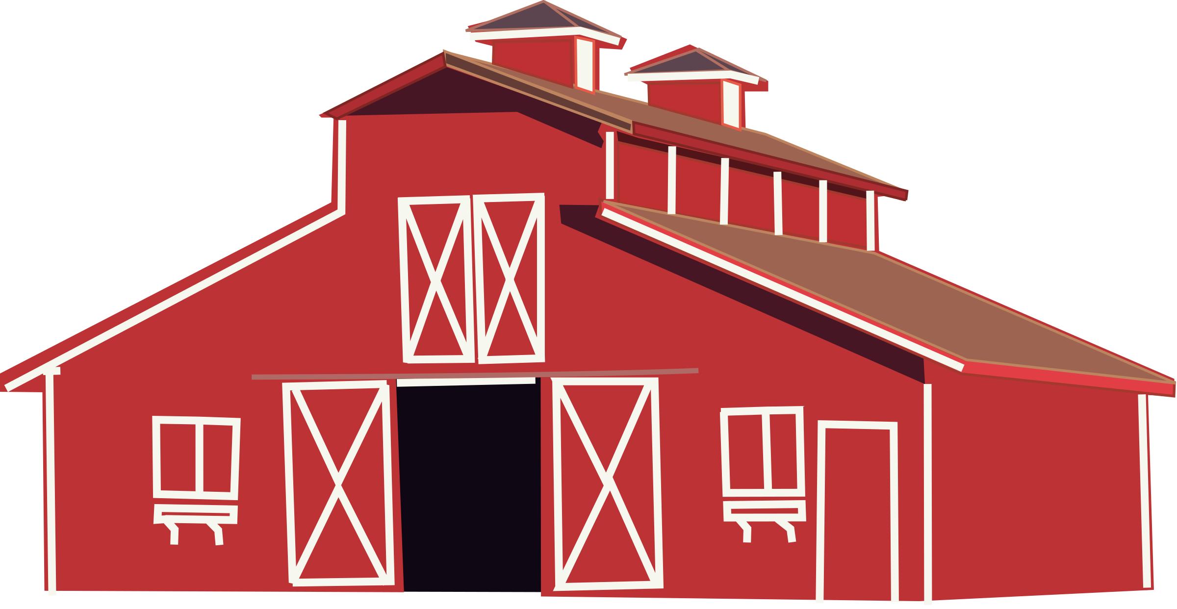 2400x1242 Red Barn Icons Png