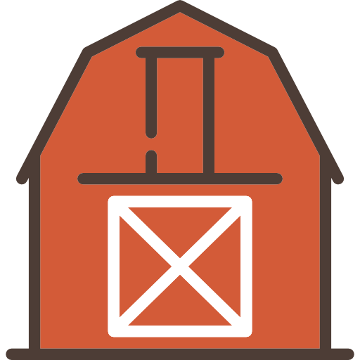 512x512 Real Estate, Buildings, Gardening, Farm, Barn Icon
