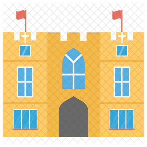 512x512 Barracks Icon Of Flat Style
