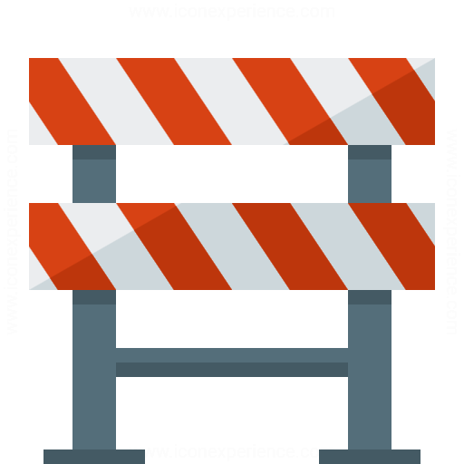 512x512 Iconexperience G Collection Construction Barrier Icon