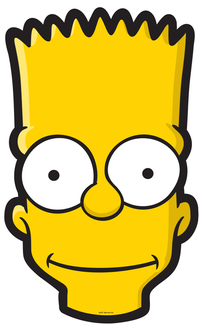 200x325 Bart Simpson Head Face Png