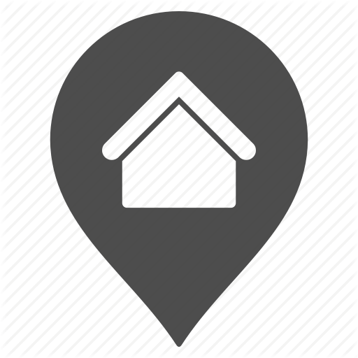 512x512 Base Marker, Home, House, Map Pointer, Pin, Real Estate, Residence