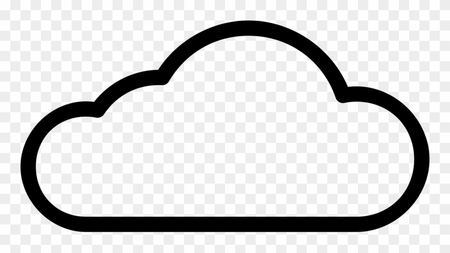 880x496 Simple Cloud Icon Flat Base