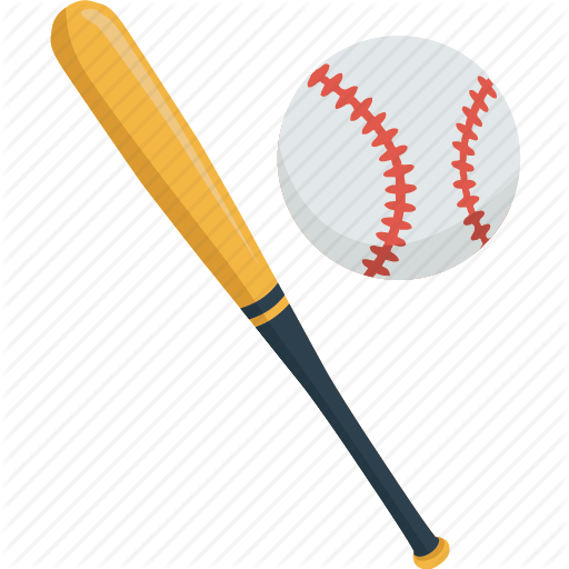 512x512 Ball, Baseball, Bat, Game, Match, Sport Icon