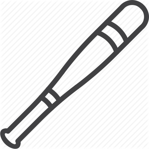 512x512 Baseball, Bat Icon