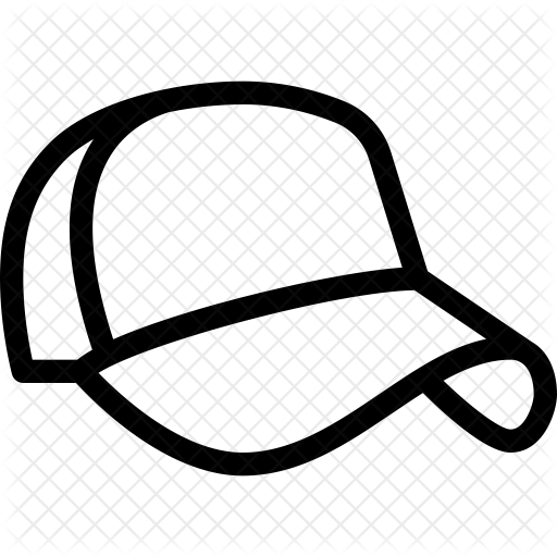 512x512 Baseball Cap Icon Of Line Style