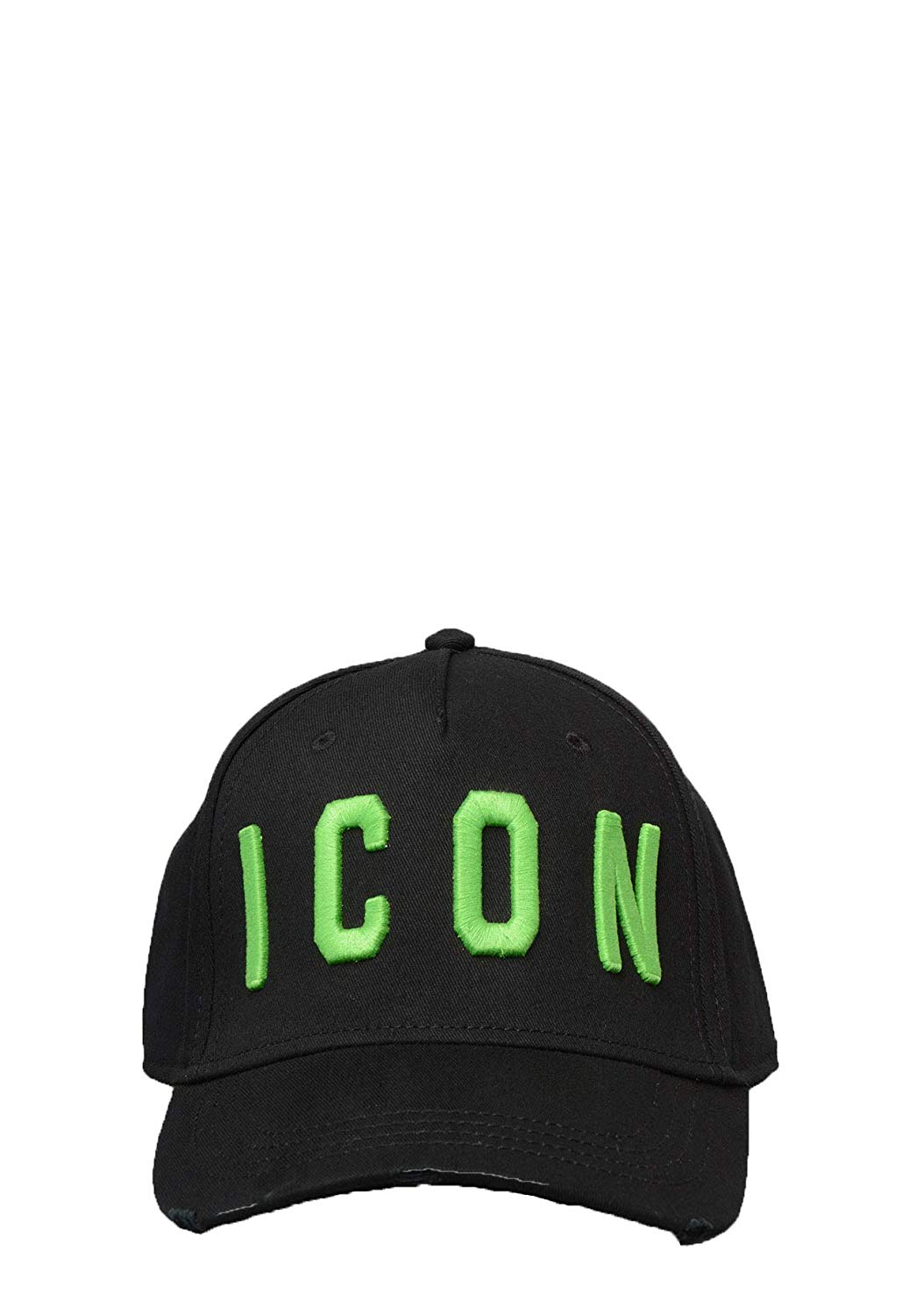 1054x1500 Dsquared Icon Baseball Cap In Black And Green