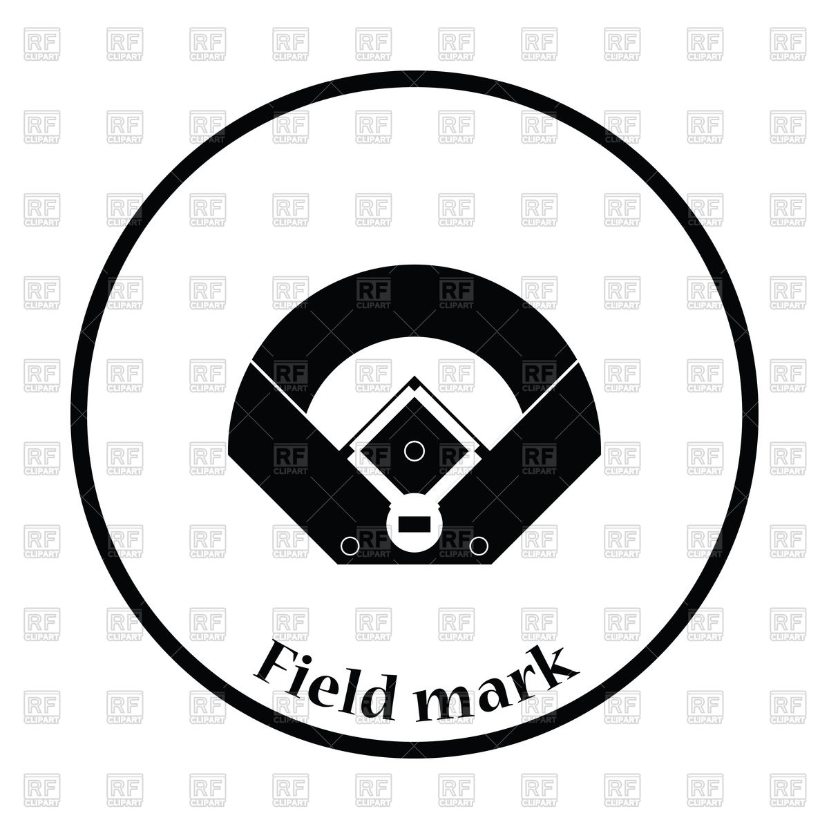 1200x1200 Baseball Field Aerial View Icon Vector Image Of Sport And Leisure