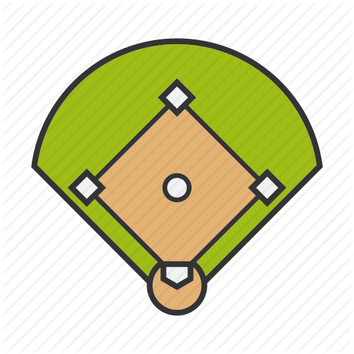 512x512 Arena, Baseball, Court, Diamond, Field, Sport, Stadium Icon