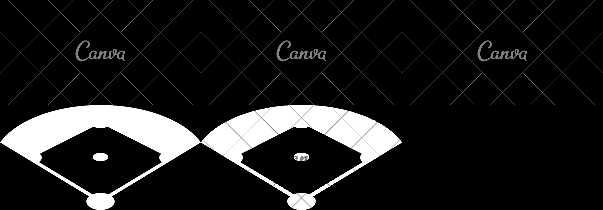 2400x836 Baseball Field Icon