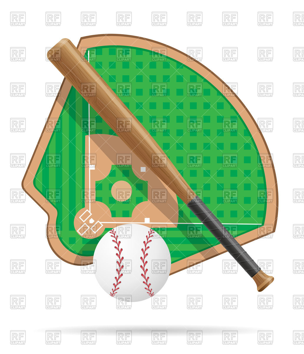 1032x1200 Baseball Field Icon Vector Image Of Sport And Leisure Konturvid