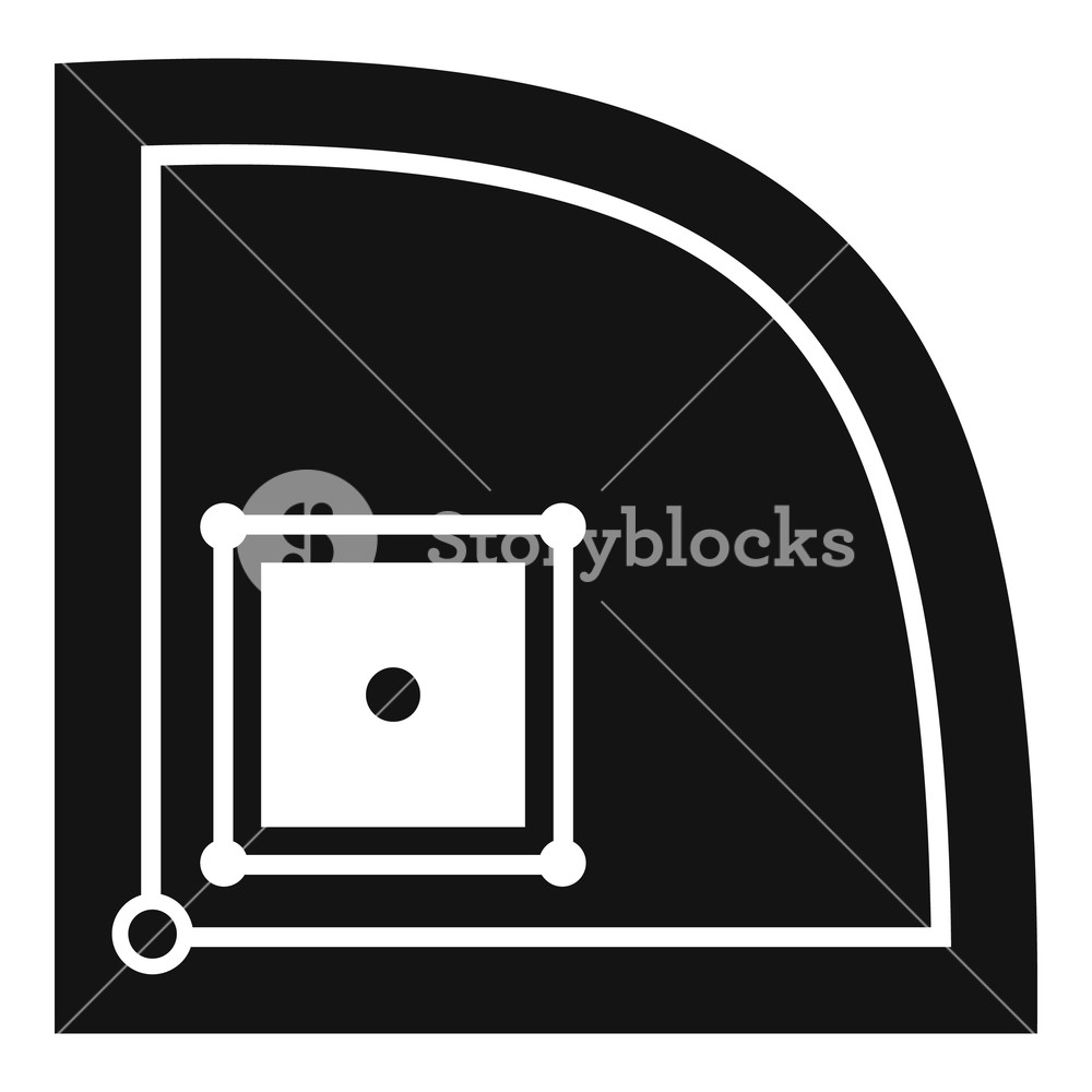 1000x1000 Baseball Field Icon Simple Illustration Of Baseball Field Vector