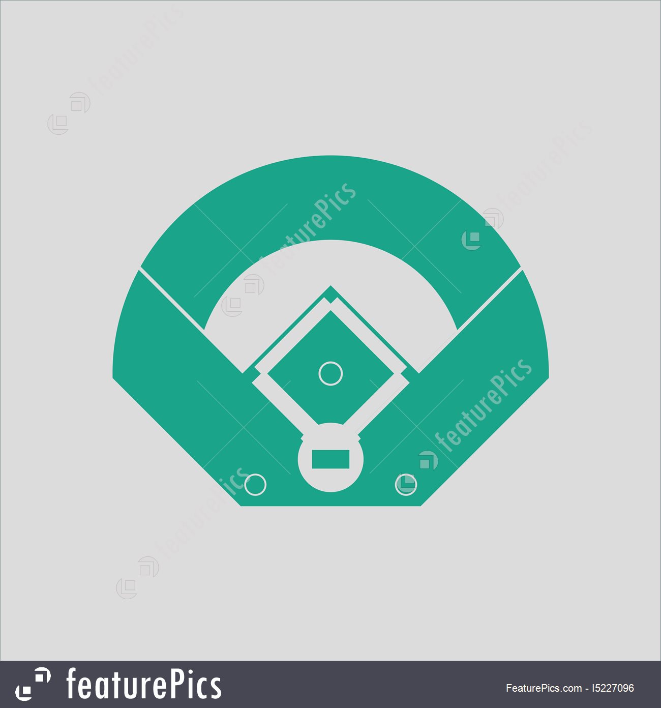 1300x1392 Sport Games Baseball Field Aerial View Icon