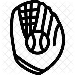 256x256 Baseball, Glove, Sports, Equipment, Training, Gym Icon Of Line