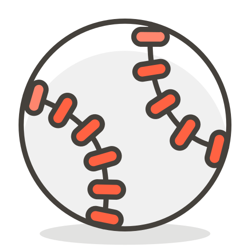 512x512 Baseball Icon Free Of Free Vector Emoji