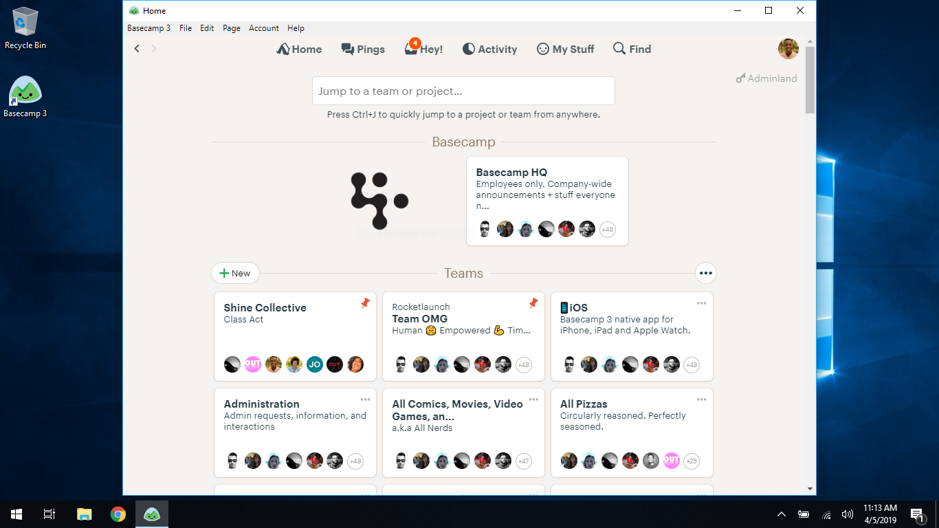 1366x768 Basecamp For Windows