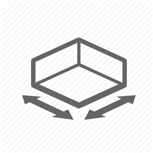 512x512 Basement, House, Length, Plan, Room, Size, Wall Icon