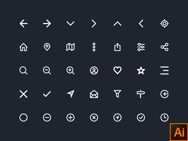 800x600 Basic Icon Set