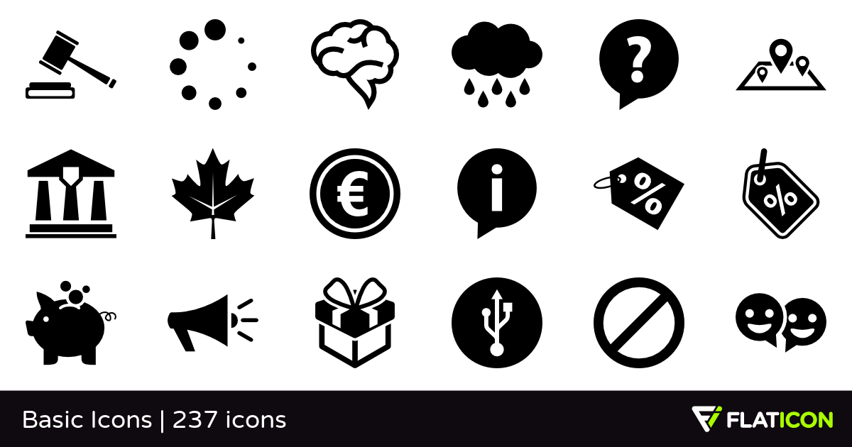 1200x630 Basic Icons Free Icons