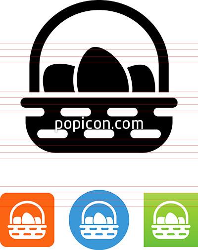 400x506 Egg Basket Icon