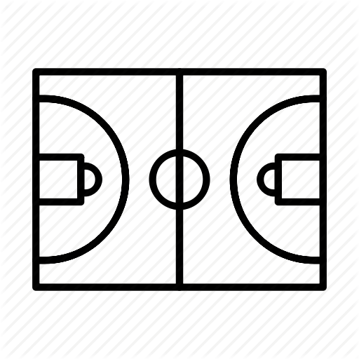 512x512 Ball, Basketball, Court, Game, Sport, Sports Icon