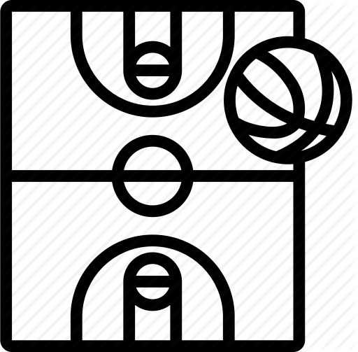 512x503 Ball, Basketball, Court, Sport, Stadium Icon