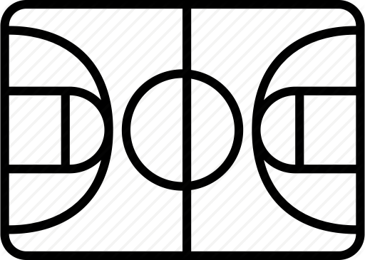 512x365 Basketball, Basketball Court, Court, Sports, Stadium Icon