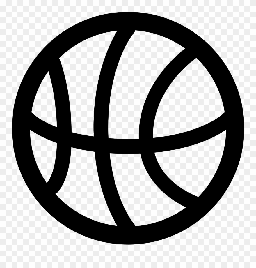 880x920 Basketball Icon Black And White Png Download