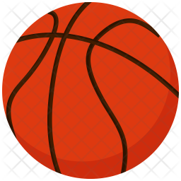 256x256 Basketball Icon Of Flat Style