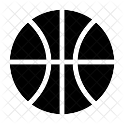 256x256 Basketball Icon Of Glyph Style