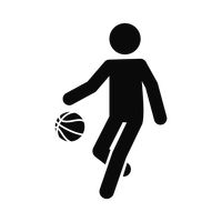200x200 Basketball Player Icon