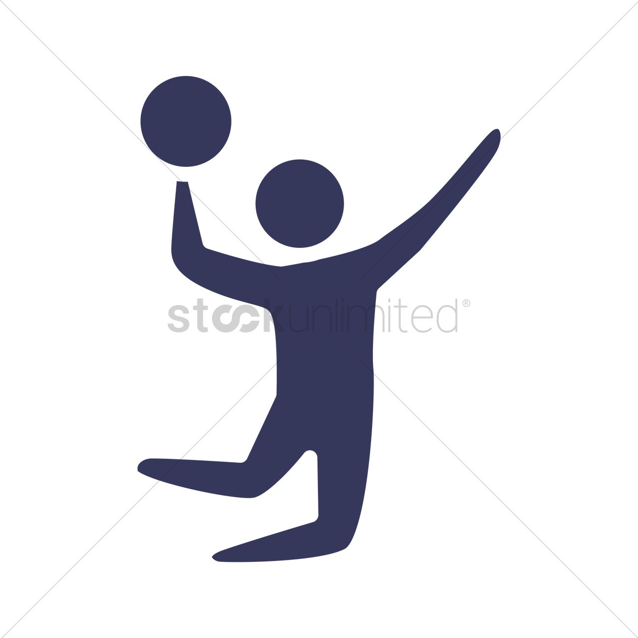 1300x1300 Basketball Player Icon Vector Image