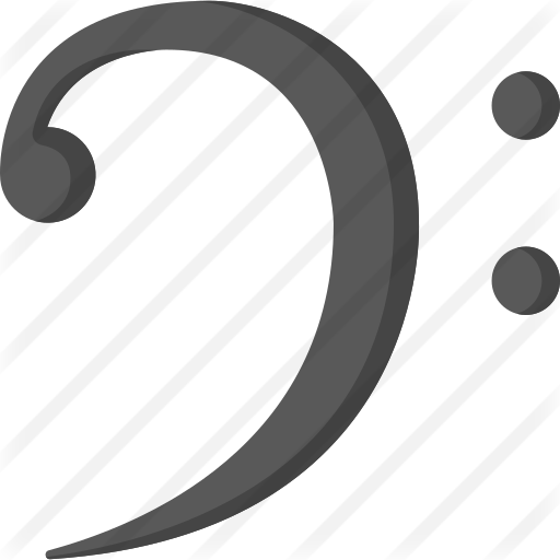 512x512 Bass Clef