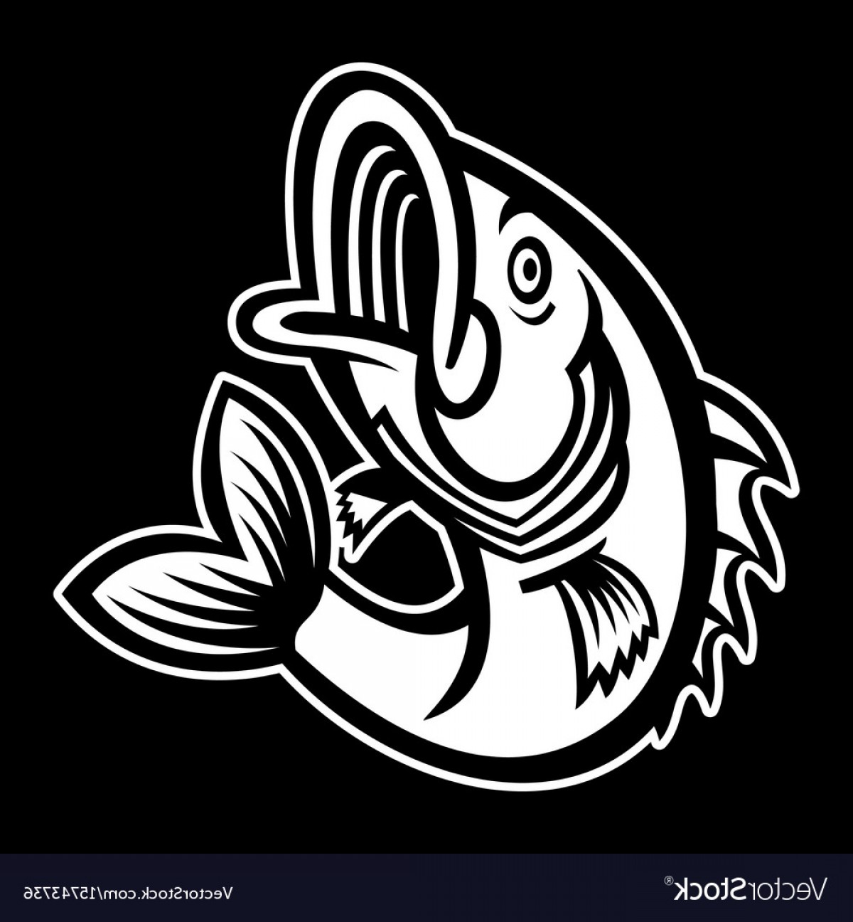 1200x1296 Jumping Bass Vector Savoyuptown