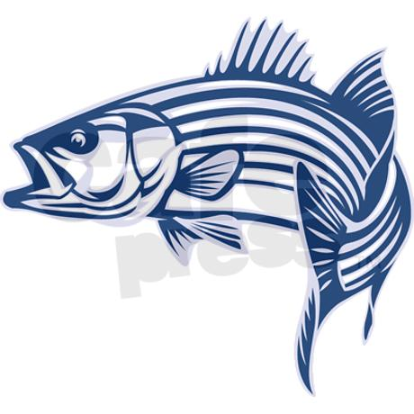 460x460 Striped Bass Bass Fish Icon, Fish Silhouette, Fish Logo