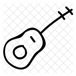 256x256 Bass Icon Of Doodle Style