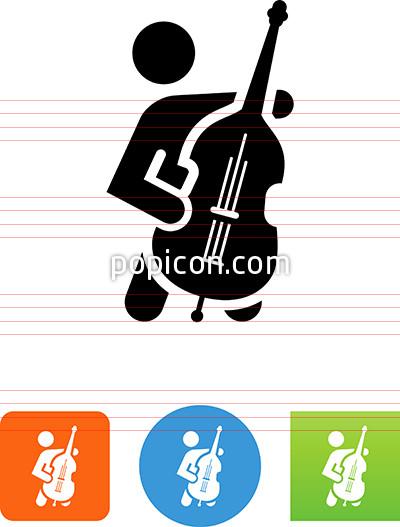 400x527 Bass Player Icon