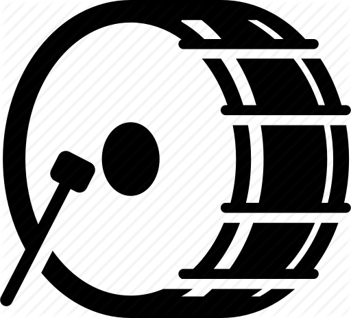 512x464 Band, Bass, Drum, Instrument, Marching, Music, Percussion Icon