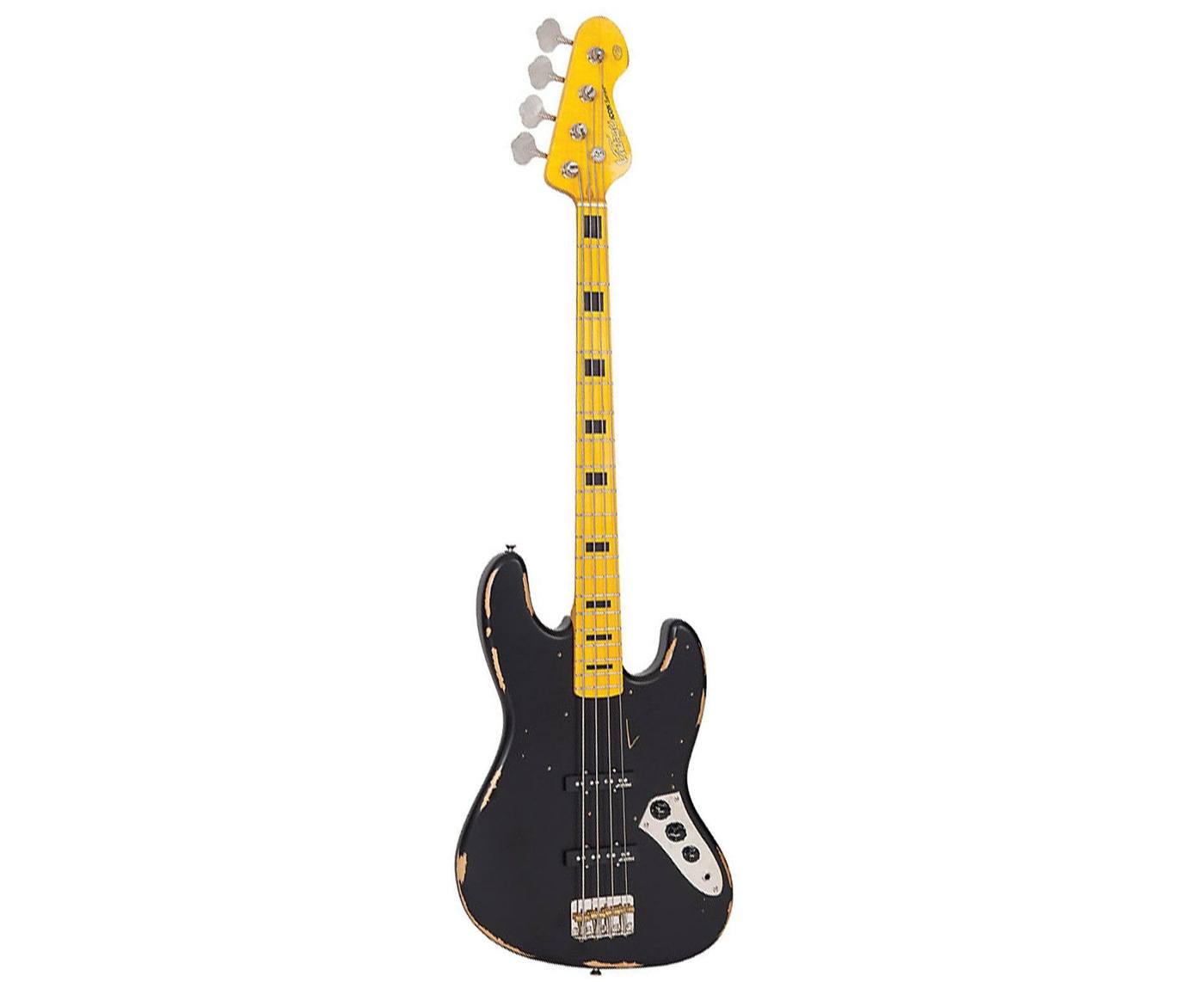 1400x1142 Vintage Icon Jazz Bass In Black Megatone Music