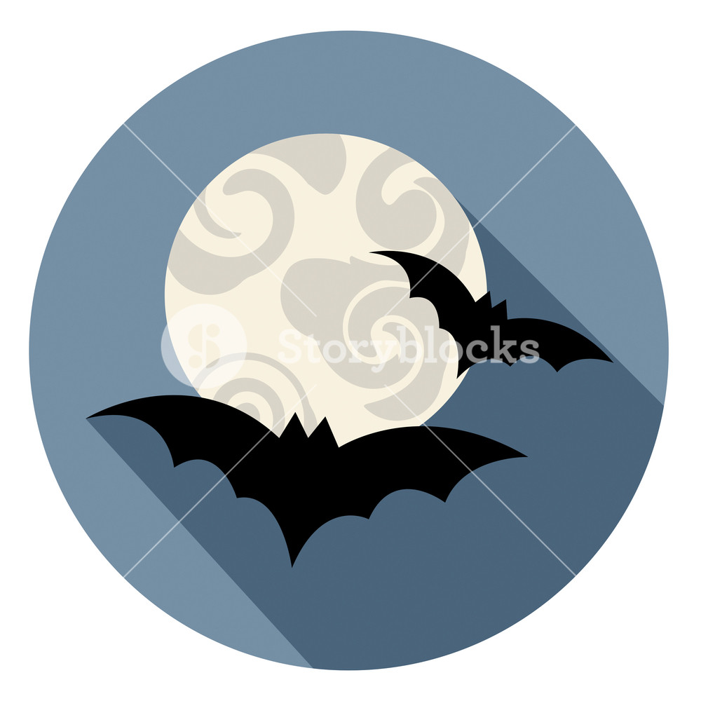 1000x1000 Halloween Bats Icon Meaning Spooky Horror Symbol Royalty Free