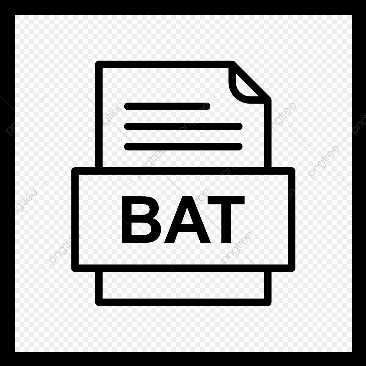 1199x1199 Bat Document Icon, Search Icon, Find Icon, Magnifying Glass