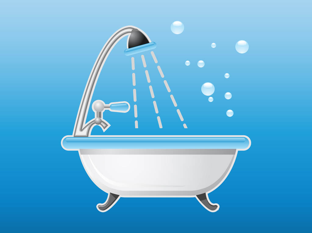 1024x765 Bathtub Icon Vector Art Graphics