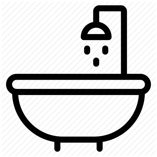 512x512 Bath, Bathing, Bathtub, Facility, Hotel, Shower, Tub Icon